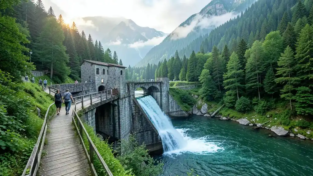 Zapora na Łomnicy – historyczna atrakcja i punkt widokowy w Karpaczu